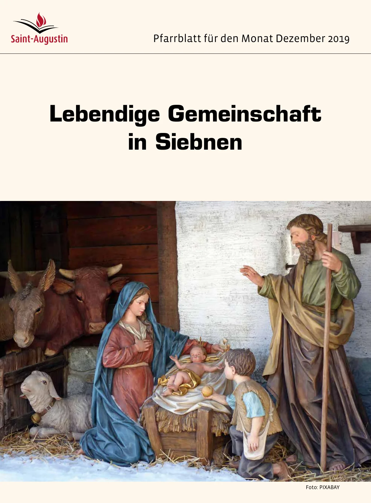 Titelblatt Pfarrblatt für den Monat Dezember 2019