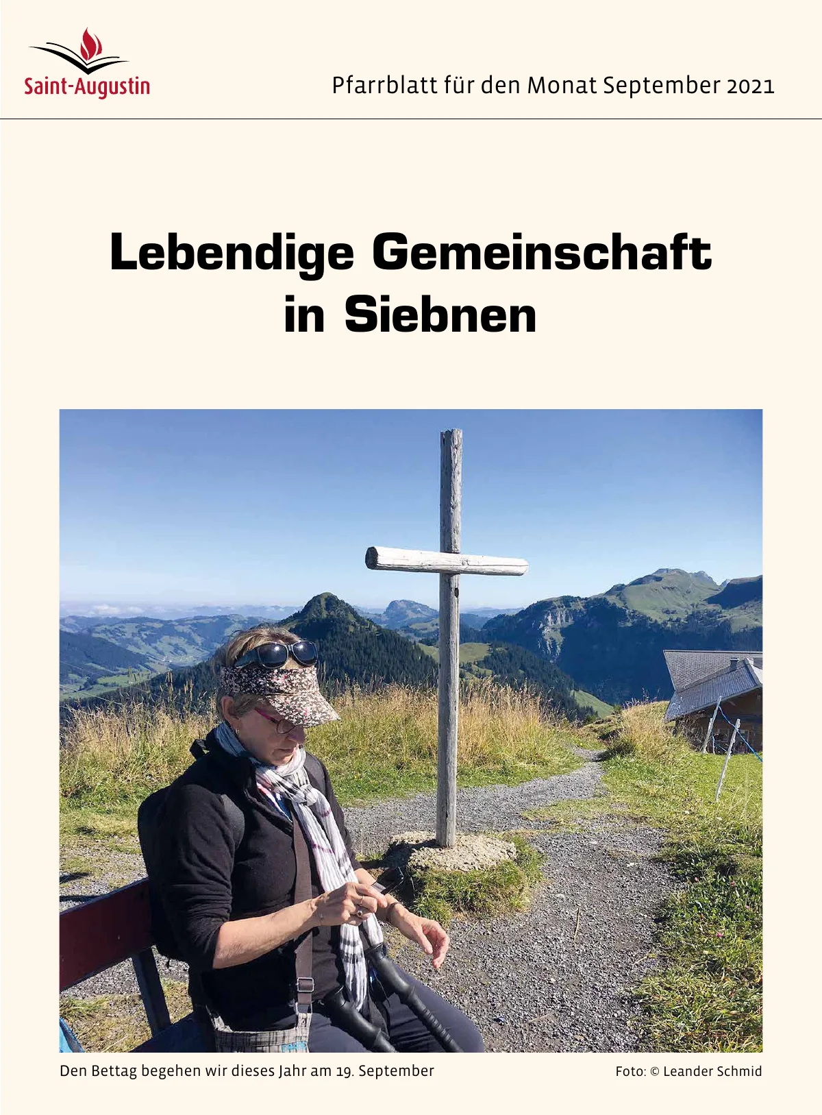 Titelblatt Pfarrblatt für den Monat September 2021