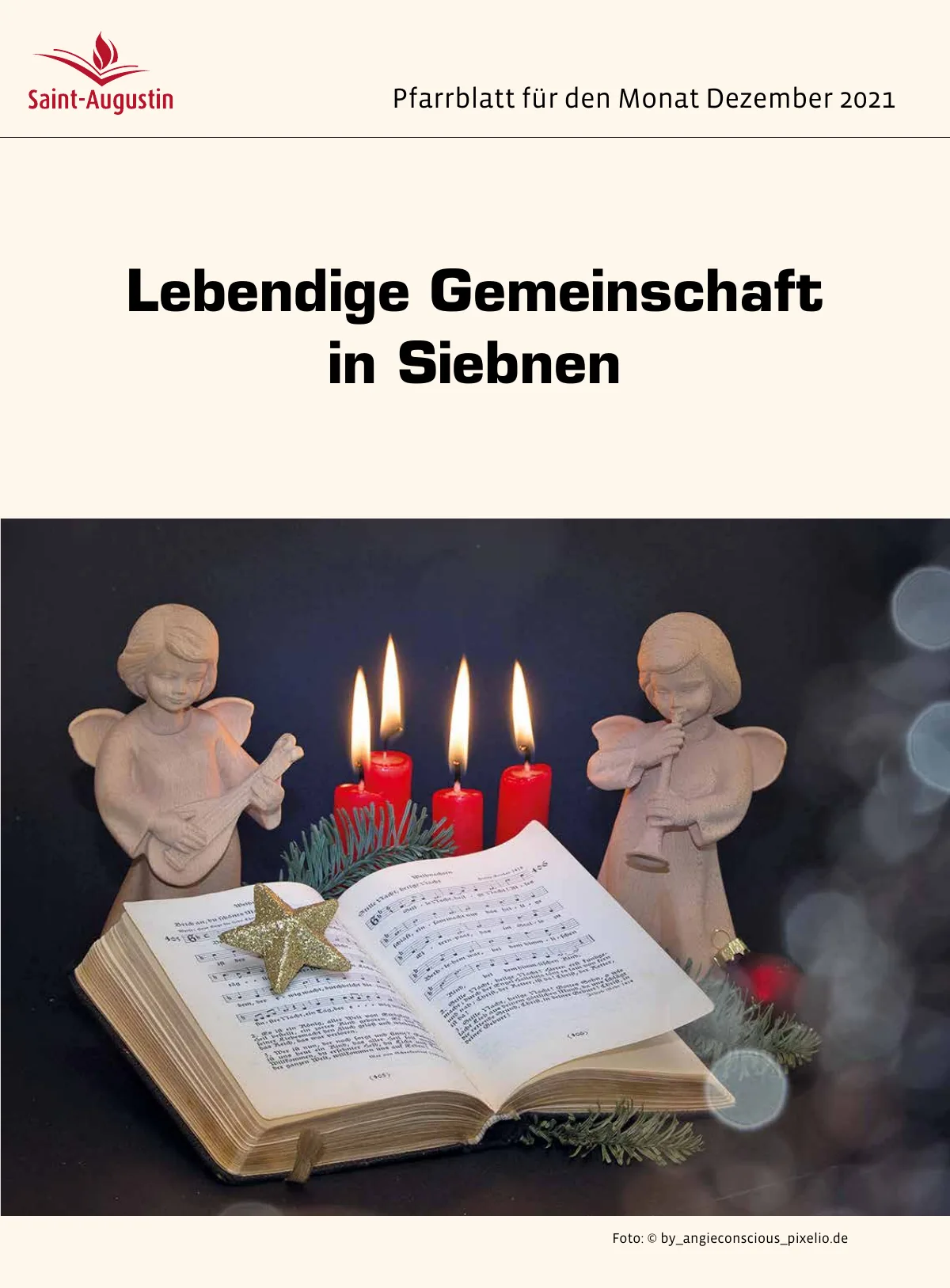 Titelblatt Pfarrblatt für den Monat Dezember 2021