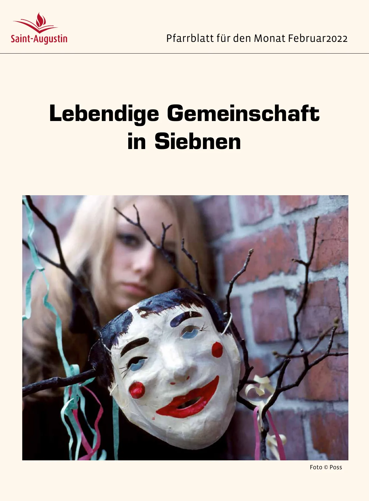 Titelblatt Pfarrblatt für den Monat Februar 2022