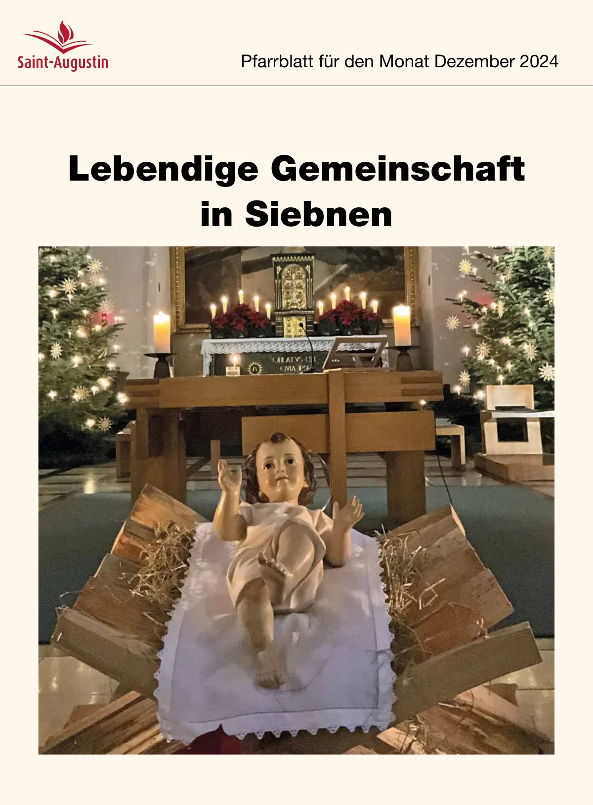Titelblatt Pfarrblatt für den Monat Dezember 2024